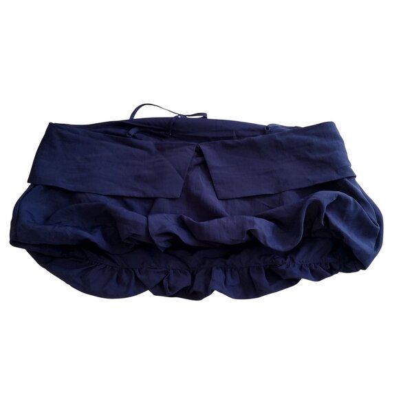 A New Day Womens Navy Blue Bubble Hem Cami Top XL Recycled Polyester Bubble hem - Picture 9 of 9